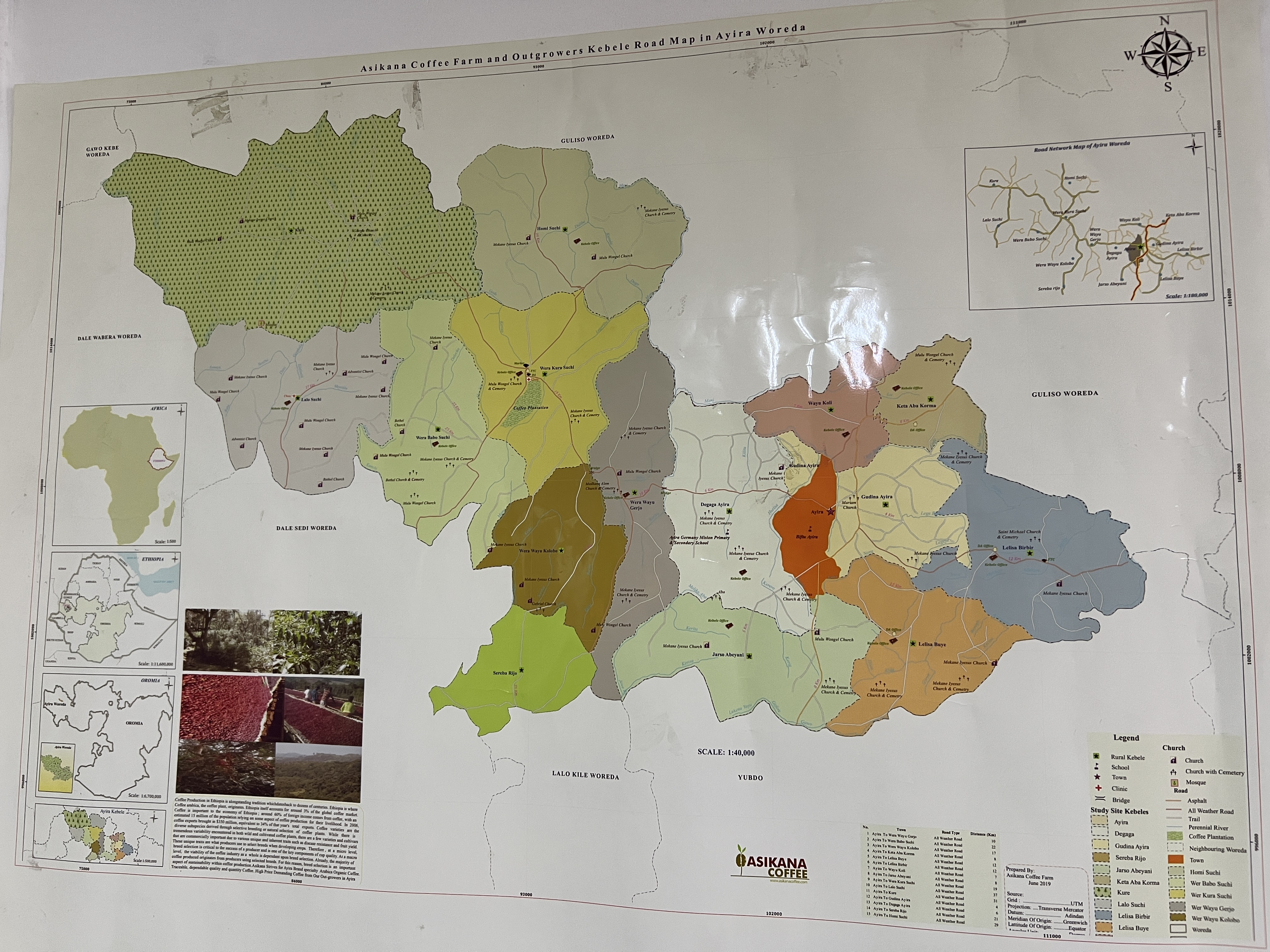 Aira (or Ayra) is a district (woreda) in the Oromia Region of Ethiopia, located within the West Welega Zone, where Asikana's main cherry buying and drying site is located